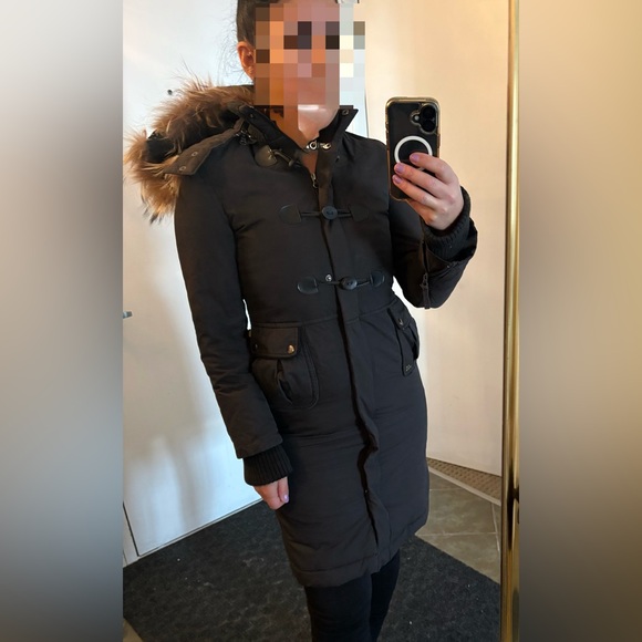 Soia & Kyo Jackets & Blazers - Soia & Kyo Women's Black Hooded Coat